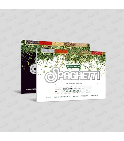 Kpop Merch LE SSERAFIM 1st Single Album SPAGHETTI 3types Random