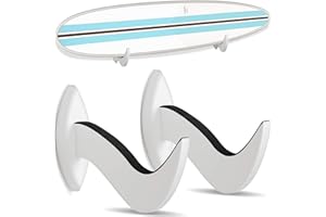 Hang 11 Surfboard Wall Mount - Surf Board Wall Hangers, Surfboard Mount, Beautiful Sustainable Wooden Rack, Perfect to Display Your Board, Surf Racks, Horizontal Hanger, Surfing Accessories