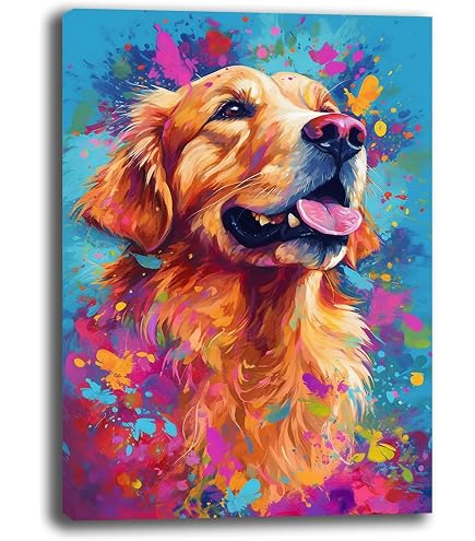KUSTOM ART Quadretto In Legno Bulldog Stile Vintage - Serie Animali Aristocratici, Stampa Su MDF 25x18 Cm, Prodotto Artigianale Italiano