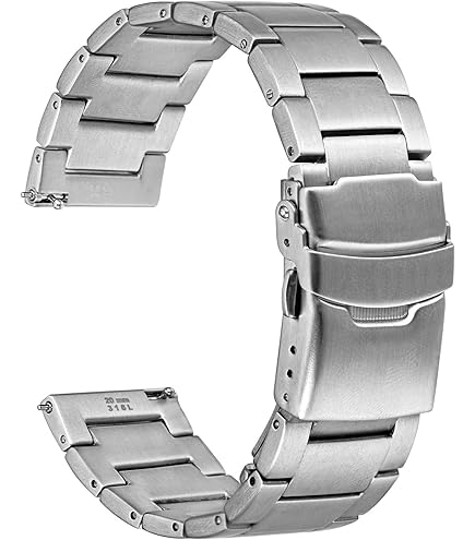 Cinturino In Metallo Spazzolato A Sgancio Rapido - Foto 9