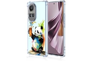 YUXING Cover Trasparente per Motorola Edge 40 - Custodia Protettiva Sottile in TPU Morbido Antiurto con Carino Motivo Disegno Cool (Panda)