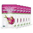 Nature's Turn Freeze-Dried Fruit Snacks, Dragon Fruit Crisps, Pack of 6 (1.2 oz Each)