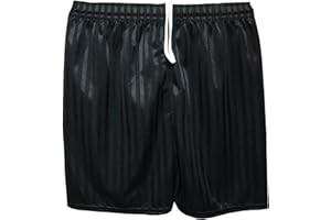 BOOM Prime Kids Unisex PE Shorts – Shadow Stripe Sports Shorts for Boys & Girls, Elastic Waist with Drawstring – Football, Cycling, Summer Play – Ages 3–14