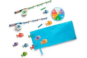SPIN MASTER Melissa & Doug Łap i licz Magnetyczna gra wędkarska | Zabawka wędkarska dla dzieci | 3+ | Prezent dla chłopca lub dziewczynki