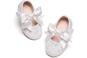 Kiderence Kleine Kleinkind Mädchen Kleid Schuhe Ballerina Ballett Wohnungen Kinder Mary Janes