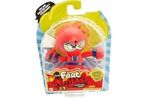 Fart Ninjas | Wise Windbreaker Series 7 Collectible Figures | 10 Hilariously Realistic Fart Sounds | Ages 5+ Gifts & Toys 8 to Collect, Red, 9cm