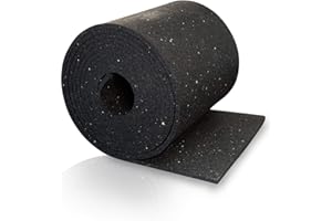 Tapis Antidérapant Dolezych en Rouleau, 5000 x 250 x 8 mm - Noir