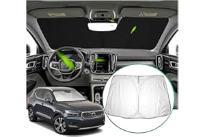 SHAOHAO Parasol para ventana delantera de coche, protección UV para todo tipo de clima, sol y nieve XC40 CMA 2018 + (timón izquierdo)