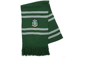 Harry Potter szalik SLYTHERIN Hogwart Ultra miękki - Warner BROS, zielony, Länge 170 cm Breite 23 cm