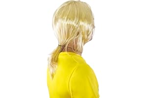 P'tit Clown 84160 - Peluca Rubia Larga, Talla única