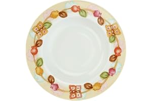 THUN - Set di 6 Piatti Grace - Linea Grace, Home Is Where Your Family Is - Cucina, per la Tavola - Porcellana - Ø 27 x 1,6 cm; Ø 23 x 4,3 cm; Ø 21 x 1,6 cm