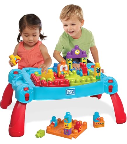Mega Bloks First Builders - Boîte De 100 Briques De Construction - Couleurs Vives - Pour Enfants De 1 à 5 Ans