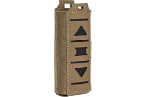 TOPTACPRO Borsa tattica per pistole Borsa per caricatori MOLLE per 9mm .40 .45 Portamagazzini Supporto organizzatore per attrezzi