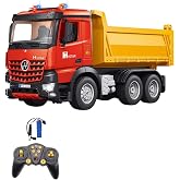 Uzaktan Kumandalı Damperli Kamyon Full Fonksiyon Şarjlı İş Makinesi Kamyonet 5 Mod Ses Efekt Işıklı
