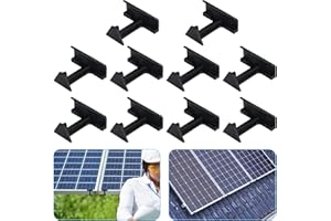 Solarpanel Wasserablauf Clips, 10 Stück Solarpanel-Schlammentfernungsclip Wasserablauf Solarmodul-Wasserablauf-Clips, Solarmo
