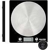 Salter 1036 BKSSDR Digital Kitchen Scale – Cooking & Baking Scales for Food Weight, Stainless Steel Weighing Platform, 5KG Ca