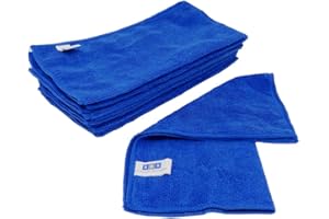 SBS ściereczki z mikrofibry do samochodu | 10 sztuk | 40 x 40 cm | niebieskie do wyboru