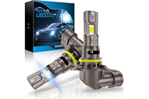 Sycreek Ampoule 9005 HB3 Led 2025 Améliorée Phare Pour, 18 Pcs LED,120W 32000LM 600% Super Luminosité 6000K Blanc,Compatible 9-24V