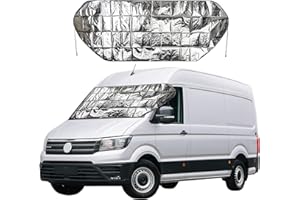 AUTOLIGHT 24 Frontscheibenabdeckung Winterabdeckung Sonnenschutz XL 250x100 cm Wohnmobil Transporter