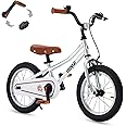 RoyalBaby Kids Bike, Terra EZ Balance to Pedal Convertable Bicycle, 14 16 18 Inch Easy Learn Balancing to Biking Boys Girls Ages 3-9 Years Beginners