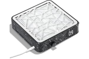 CHRISTINE SHELLY Dust Collector Nail Salon, Dust Extractor Nails Vacuum Fan with Reusable Filter, Powerful Dust Suction Manicure Machine for Nails Drilling Polishing Salon