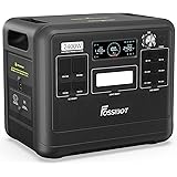 FOSSiBOT F2400 Centrale Elettrica Portatile e Generatore Solare, Batteria di Backup LiFePO4 da 2048 Wh, Uscita CA 2400 W (Pic
