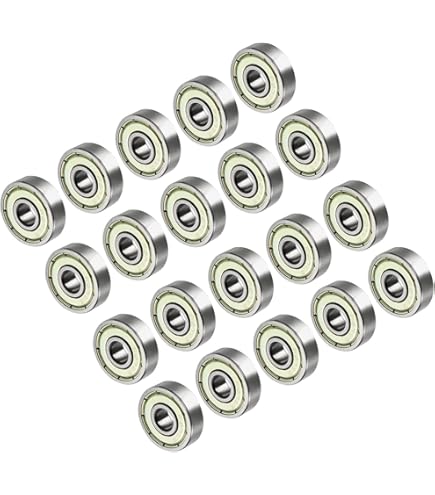 Cuscinetto A Sfere 607ZZ 7x19x6mm In Acciaio Cromato - Doppia Schermatura Per Macchinari E Fai Da Te - Foto 11