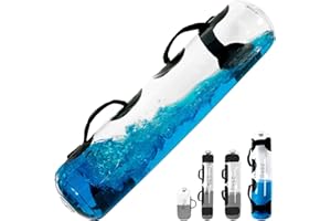 YZBBSH Fitness Aqua Bag Workout Sandsack Verstellbarer Gewichtheben Wassersack Sandsack Alternative Passt Für Indoor Krafttraining Hantel Für Home Training ​Fitness Yoga Workout,15kg