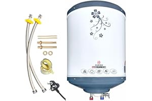 ACTIVA Aurona Water Geyser, 2000 Watt, 15 Ltr Tank, ABS Body, ISI Marked Cooper Element, 5 Star Rated, Auto Cutt off, Anti Rust Coating to save Corrosion by Water, 5 years Warranty