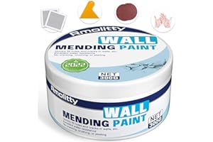 PAISTELY Kit de relleno de pared de agente de reparación de pared, relleno impermeable para paredes, agente de reparación de pared Safemend con raspador para llenar las grietas y la superficie de yeso (300g)