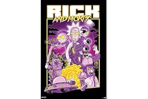 Grupo Erik Editores gpe5235 Rick and Morty Poster, Papier, multicolore, 91 x 61.5 x 0,1 cm
