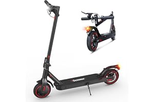 iScooter Electric Scooter, 350W Motor i8/i9 Electric Scooters Adult with Cuise Control, 20-30KM Range, 8.5Inch Tires, 3 Speed Mode, Double Braking System Fast E Scooter for Adults and Teens