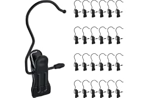 Relaxdays stövelklämmor i 25-pack, gummerade stövelhängare