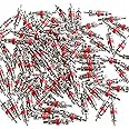 QISF 600Pcs Premium Tyre Tire Valve Cores - Valve Stem Core Part Replacement, Universal for Most Automotive, RV, ATV & Air Conditioning, Motorcycles and Bicycles