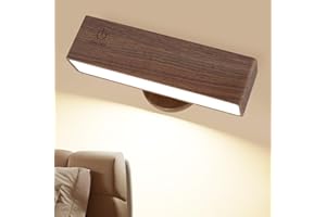 Orifesio Battery Operated Wall Light, Rechargeable Wall Sconces, Magnetic Wall Lights Indoor 360° Rotation, Stick On Wall Lights, Battery Wall Lamp, Sconces Wall Light No Wire for Bedroom, Living Room