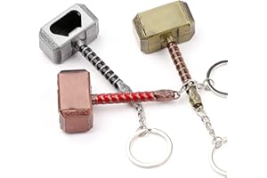 Dilightnews 3 Piezas Abridor de Botellas de Martillo Thor, Abrebotellas Martillo, Mini Abridor de Cerveza, Para Barbacoa, Camping, Bar, Fiesta, Cerveza y Familias