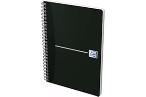 Oxford - Réf N002988 - Office - Cahier - Couverture polypropylène - Reliure intégrale - 90 g/m² - Ligné - 180 pages - A5 - Noir - Lot de 5 (Import Royaume Uni)