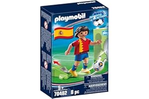 PLAYMOBIL Sports y Action Jugador de fútbol, España 70482, a Partir de 5 años