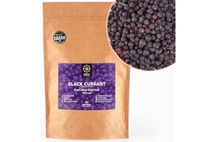 BRIX, GROWN FOR FLAVOUR BRIX Cassis Lyophilisés | Cassis Entiers Seches 100% Naturels 105g | Fruits Secs Great Taste Award | Sans OGM Sans Gluten Vegetalien Vitamines Conservees