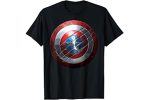 Marvel Captain America Shield with Black Panther Claw Slash Camiseta