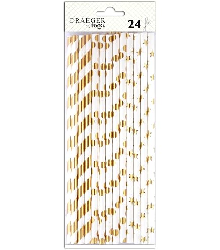 Lot De 100 Pailles En Papier Jetables Biodégradables Pour Fête D