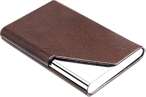 padike Business Name Card Holder Card Case,Business Name Card Holder Wallet Credit Card ID Case/Holder for Men & Women - Keep Your Business Cards Clean