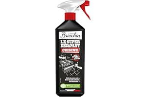Jacques Briochin - Super décapant Cuisine - Elimine Graisses cuites et dépôts carbonisés - Ultra désincrustant - 99.5% d'origine Naturelle - - Fabrication française - Pulvérisateur - 500ml