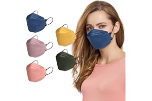 MaNMaNing Mascarillas Pez 3D Mascarilla 5 Capas 50 Unidades con Elástico para Los Oídos 202201-MANING-KF8850 (*50pzs 1)