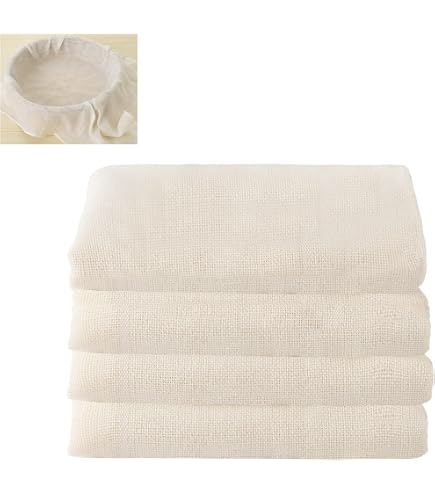 Sacs à Lait Végétal Réutilisables - Lot De 10 - Nylon Mailles Fines 20x30 Cm - Avec Cordon De Serrage - Pour Lait De Noix, Jus, Café, Thé - 5