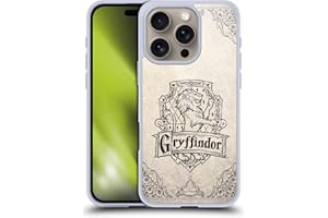 Head Case Designs Licenza Ufficiale Harry Potter Pergamena Gryffindor Sorcerer's Stone I Custodia Cover in Morbido Gel Compatibile con Apple iPhone 16 PRO