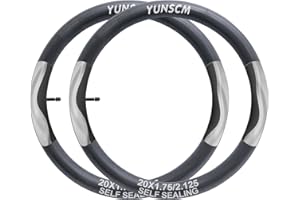 YunSCM 2Pcs Self-Sealing 20 inch Fat Bike Inner Tubes AV32mm Schrader Valve Automatic Repair Puncture Resistant Tube Compatible Fat Bicycle Tyre Inner Tube