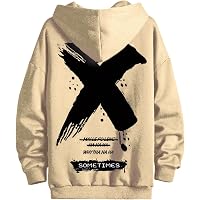 WFQTT Hip Hop Unisex Pullover con Cappuccio Cactus Jack Swag Print