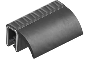 CTA Dichtungen EPDM Kofferraumdichtung Kederband mit seitliche Lippe, Schwarz, 13mm Höhe, 1-3,5mm Klemmbereich, für Auto, Boot, Wohnwagen und Industrie Gewerbe