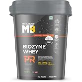 MuscleBlaze Biozyme Whey Protein PR with 30g Protein, 3g Creatine Monohydrate & 50mg AstraGin® (Chocolate Fudge, 4kg / 8.8lbs